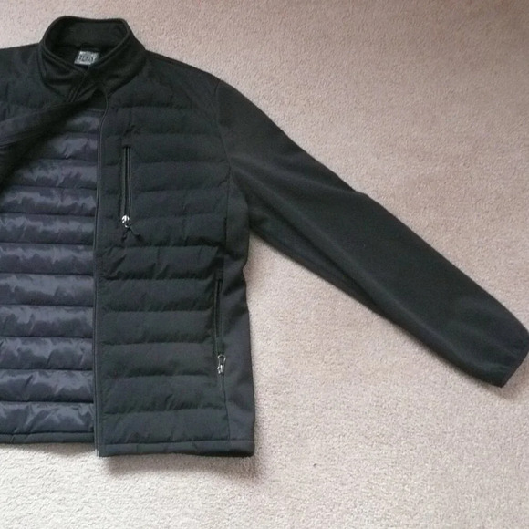 32 Degrees Heat Women's Puffer Quilted Lightweight Jacket Size M Black Pockets - Picture 3 of 6